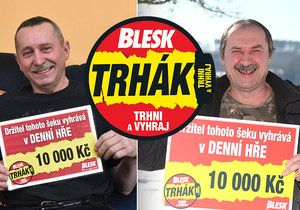 Šťastní výherci soutěže Trhák Blesku.