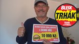 Josef (69) vyhrál v Trháku 10 tisíc: Koupím si předplatné Blesku, těší se!