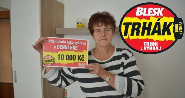 Eva Ježková (61) ze Zbůchu bodovala v DENNÍ HŘE a říká: První esemeska a hned mám 10 tisíc!