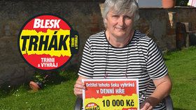 Alena (61) vyhrála 10 tisíc v Trháku! Nedala jsem štěstí pokoj, směje se