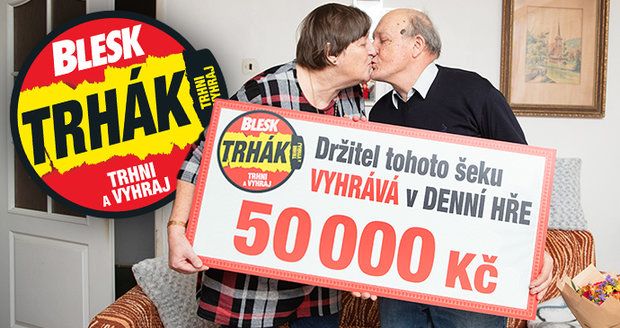 Ladislava (70) vyhrála v Trháku 50 000 Kč! 50 let s manželem a 50 tisíc k tomu! 