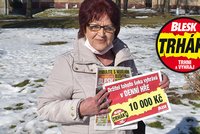 Karla Lancová (74) vyhrála 10 tisíc v Denní hře Trháku: Vezme rodinu na dovolenou. Až to půjde...