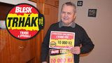 Václav Kolář (74) z Opavy vybíhá z bytu každé ráno do trafiky pro Blesk: Rozhodčí si »písknul« třetí desítku v Trháku