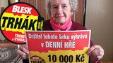 Blanka (88) vyhrála dalších 10 tisíc! Už druhá trefa do černého!