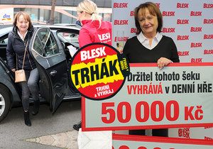 Jitka Rymešová (71) vyhrála v DENNÍ HŘE 50 tisíc korun.