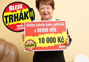 Ludmila Merglová se těší z trhákové výhry.