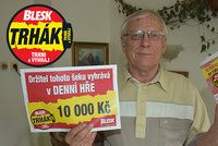 Jiří (76) z Perninku si trhnul 10 tisíc! Vyrazilo mně to dech!