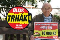 Miloslav Hradec (82) z Prahy se raduje: 60 let od svatby oslavil výhrou 10 tisíc v Trháku