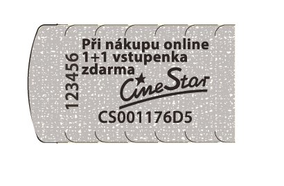 Vyhrát můžete i 1+1 vstupenku do CineStar.