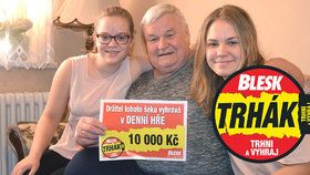 Radost na Plzeňsku! První výhra v životě Vladimíra Milera (72) z Plas. V Trháku utrhl 10 000 Kč