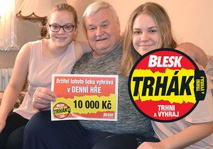 Radost na Plzeňsku! První výhra v životě Vladimíra Milera (72) z Plas. V Trháku utrhl 10 000 Kč