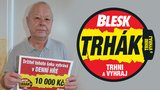 Fedor Minčák (74) z Ostravy má 10 000 Kč z Trháku Blesku: Bude mít pohodu na nové pohovce!