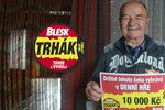 Miroslav Ciblo (72) z Broumova vyhrál v Trháku 10 tisíc: Obuji auto na zimu!