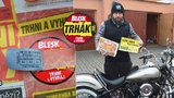 Motorkář Radek si půjčil Blesk a má 5 tisíc: Mami, dejme to na bazén!