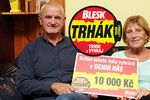 Jiří Štrobl (67) měl vítězné tušení a v Trháku získal 10 tisíc Kč: Zaplatí opravu auta!