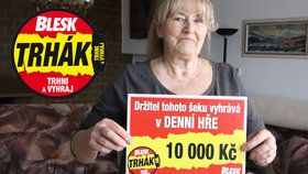 Irena Odehnalová (75) z Mikulova vyhrála v denní hře Trhák: Vyšlo to hned napoprvé!