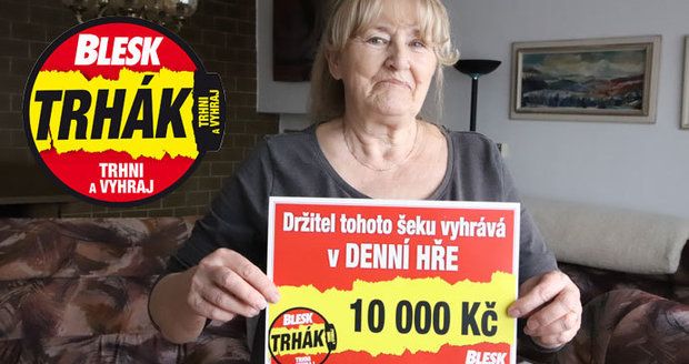 Irena Odehnalová (75) z Mikulova vyhrála v denní hře Trhák: Vyšlo to hned napoprvé!