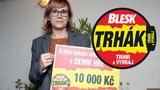 Denní hra Trháku přinesla Renátě Novákové (48) z Trutnova 10 tisíc: Obdaruji vnoučka