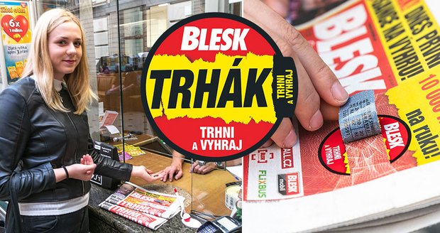 Návrat Trháku, štědré hry deníku Blesk: Trhni, vyhraj...a utíkej pro peníze na poštu!