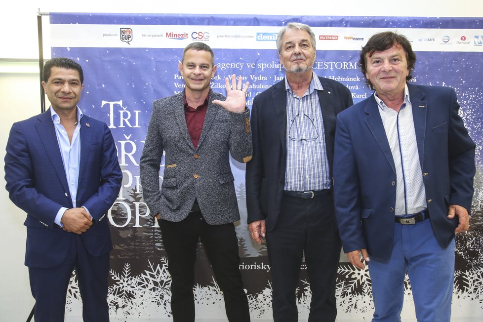 Show Tři oříšky pro Popelku: Fawad Nadri, Filip Renč, Adam Novák, Pavel Trávníček