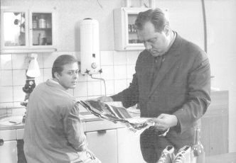 1969 - Zdeněk Braunschläger ve filmu Po stopách krve s majorem Kalašem Rudolfem Hrušínským