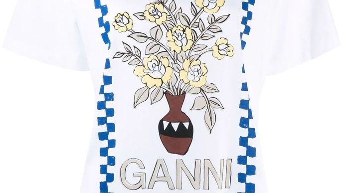 Ganni, 83 eur, prodává Farfetch.com