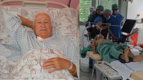 Unikátní operace srdce s virtuální realitou: Důstojník Karel (82) už je zase »bojeschopný« 