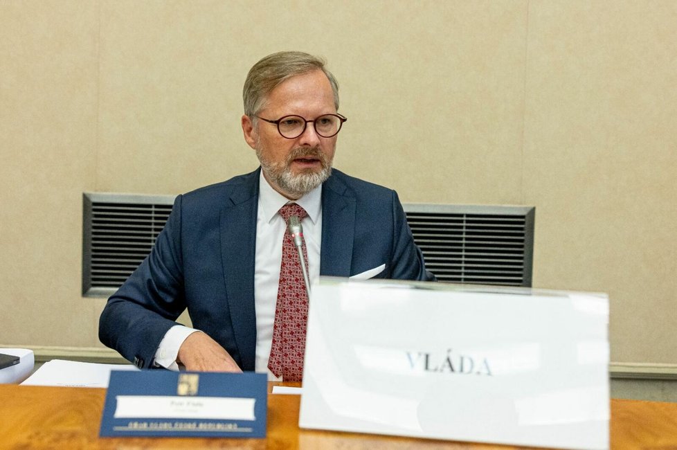 Jednání tripartity: Premiér Petr Fiala (ODS) (13.9.2022)