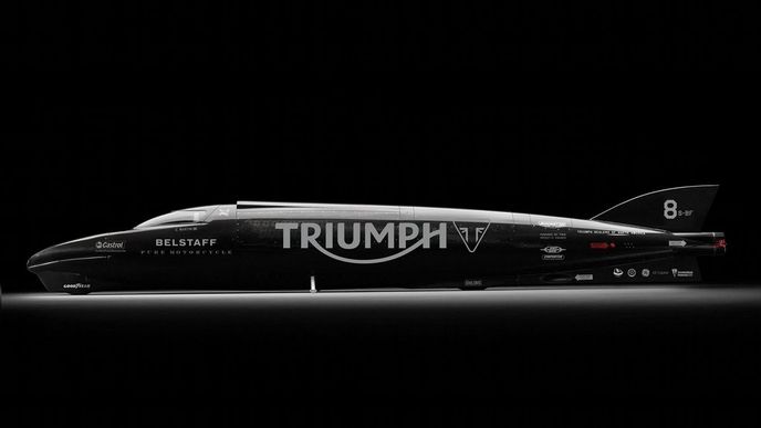 Triumph připravuje „motocykl“, který pojede minimálně 645 km/h