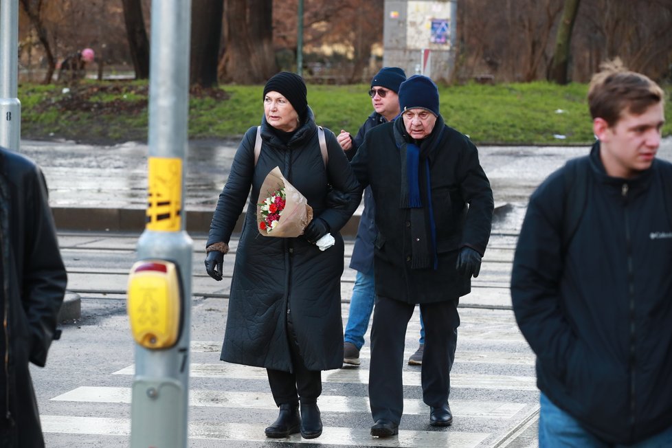 Pohřeb Ladislava Trojana - Eliška Balzerová