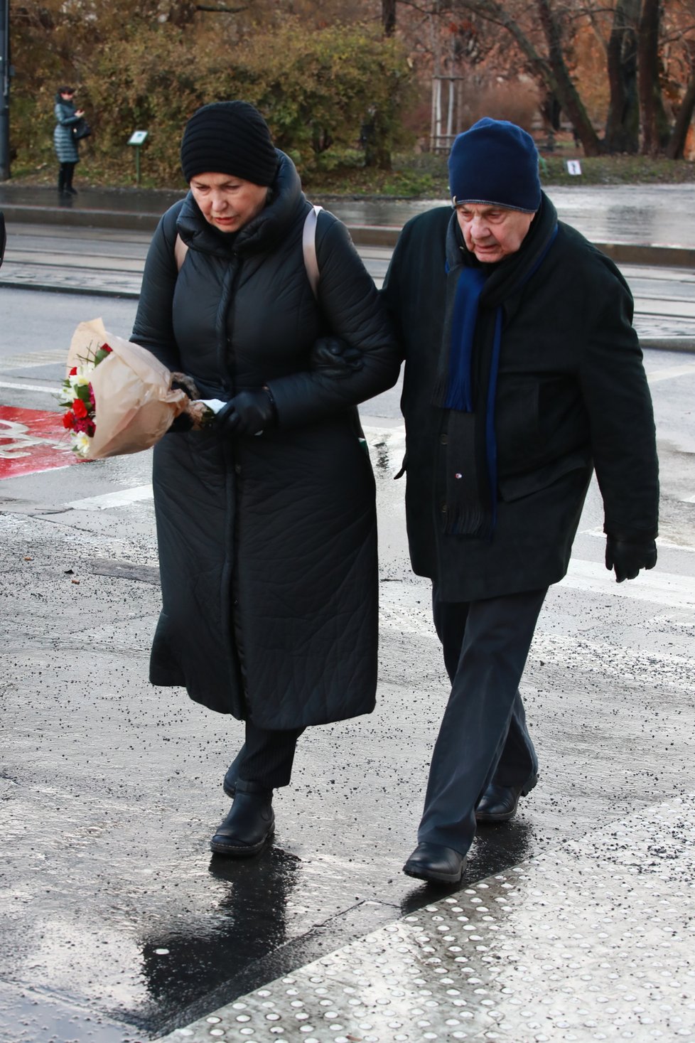 Pohřeb Ladislava Trojana - Eliška Balzerová