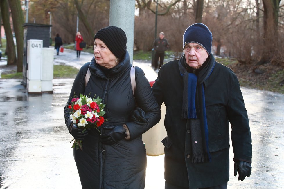 Pohřeb Ladislava Trojana - Eliška Balzerová