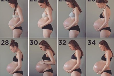 Měla obří břicho, porodila trojčata a pak ukázala, jak vypadá její tělo