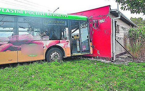 Nehoda trolejbusu v Opavě.