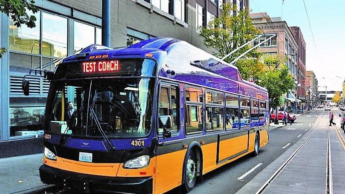 Trolejbus v Seattlu Trolejbus v Seattlu