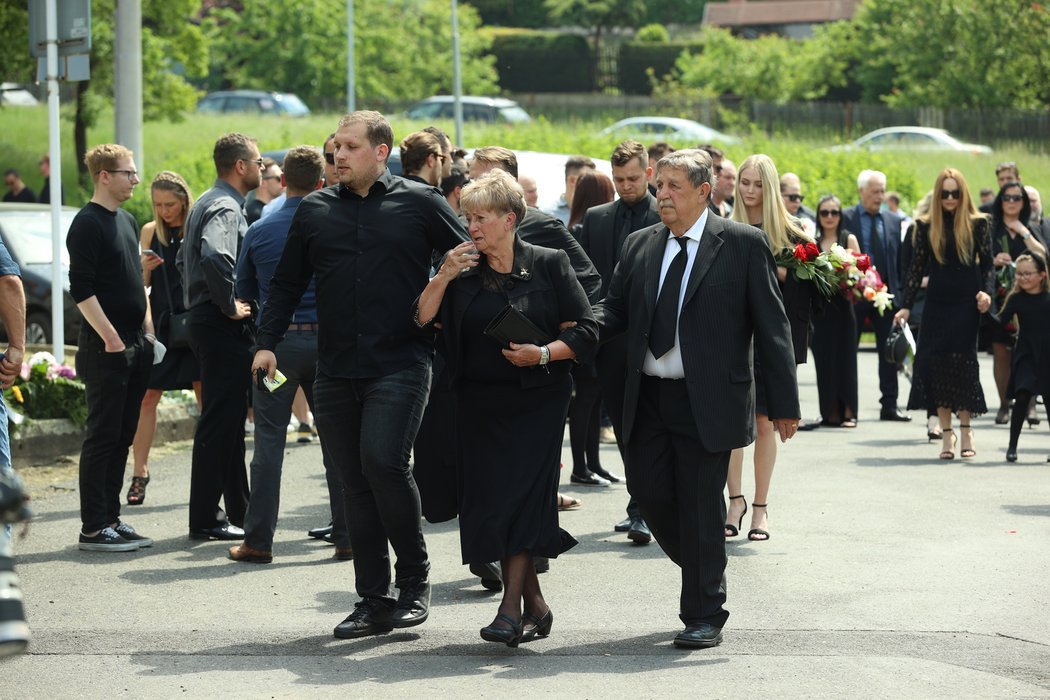 Na pohřeb Marka Trončinského dorazily desítky smutečních hostů