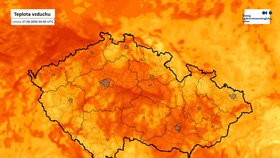 V noci na sobotu naměřila tropickou noc pětina stanic (27. 6. 2026).