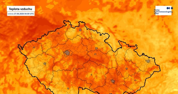 V noci na sobotu naměřila tropickou noc pětina stanic (27. 6. 2026).