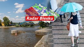 První tropické dny v Česku: Ochlazení až o 15°C přijde brzy. Sledujte radar Blesku. 