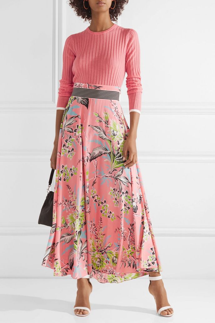 Hedvábná sukně, Diane von Furstenberg, 535 eur, Net-a-Porter.com