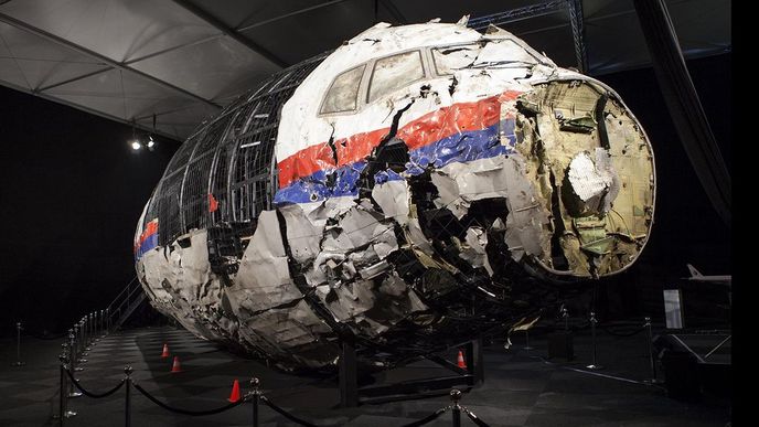 Trosky letu MH17