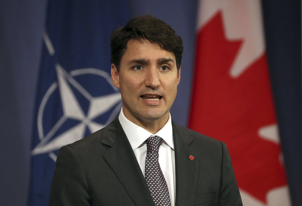 Premiér Kanady Justin Trudeau na summitu NATO