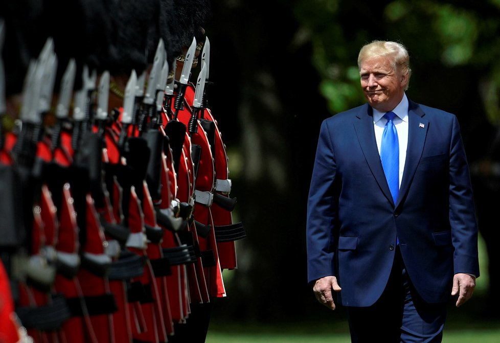 Donald Trump v Buckinghamském paláci