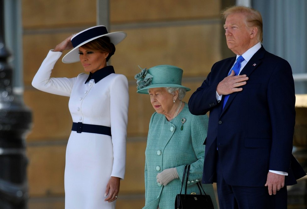 Donald Trump v Buckinghamském paláci