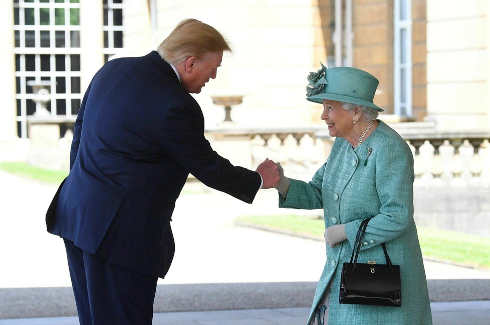 Donald Trump v Buckinghamském paláci