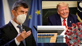 „Koktejl“, který uzdravil Trumpa. Babiš chce nakoupit  experimentální americký lék.