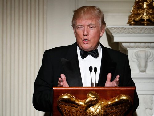 Trump v době předávání Oscarů hostil v Bílém domě slavnostní recepci.