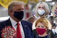 Politici i první dámy v souboji s virem: Jak se chrání Babiš, Čaputová nebo Trumpová?