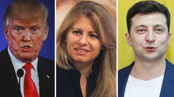 Donald Trump, Zuzana Čaputová, Volodymyr Zelenskyj