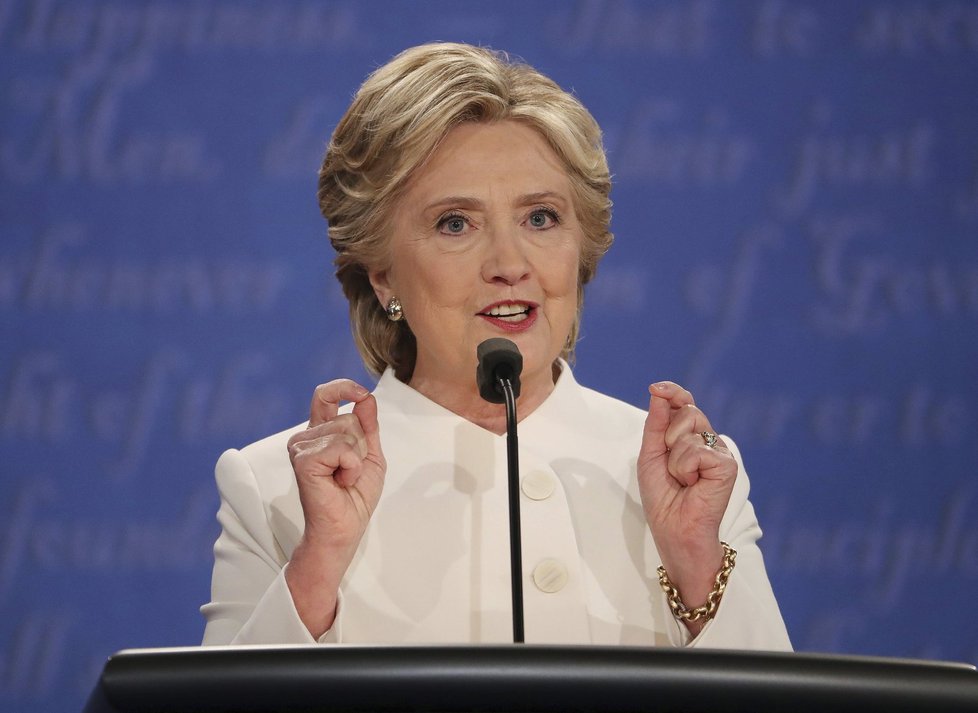 Třetí prezidentská debata: Hillary Clintonová